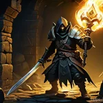 디아블로4 세트 아이템 위치 - All characters are fully clothed in combat attire, suitable for a 15+ audience."

**Image Prompt 2: ...